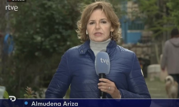 Almudena Ariza en TVE. (RTVE)