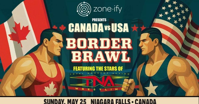 TNA announces flag match & more for USA vs. Canada Border Brawl event