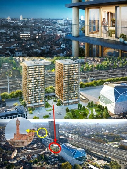 Pensieri sul progetto "Twin Towers" in costruzione accanto alla stazione del gentiluomo?