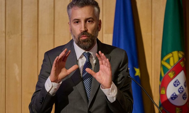 Pedro Nuno Santos, cuando aún era ministro de Infraestructuras, en noviembre de 2022. (Horacio Villalobos / Corbis / Getty Images)