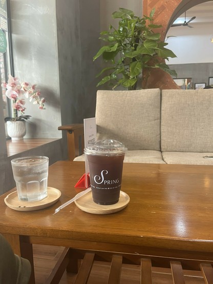 Spring coffee. Nice to do nothing. I’m good at that.