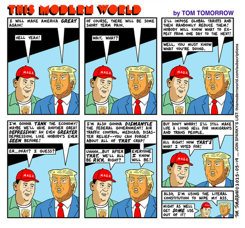 Tom Tomorrow 
This Modern World