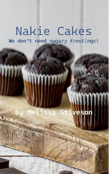 book cover. chocolate cupcakes with no frosting
