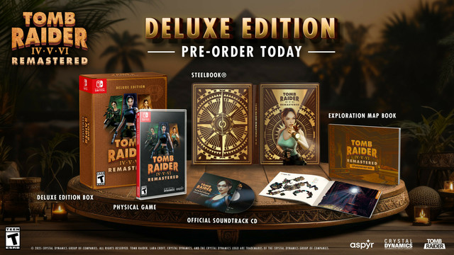 Tomb Raider IV-VI Remastered Deluxe Edition, Saber Interactive, Aspyr media, Crystal Dynamics