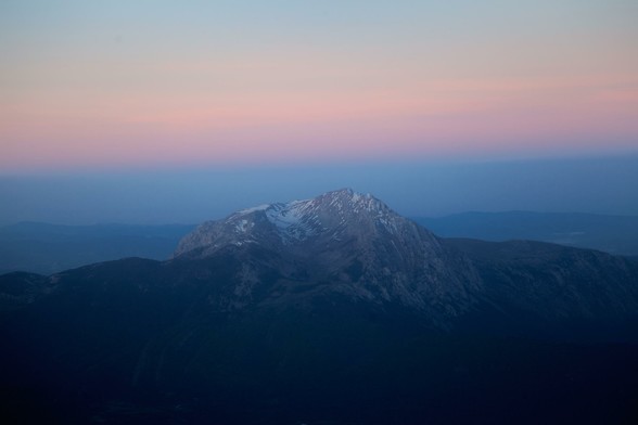 Foto del Turbón al amanecer.