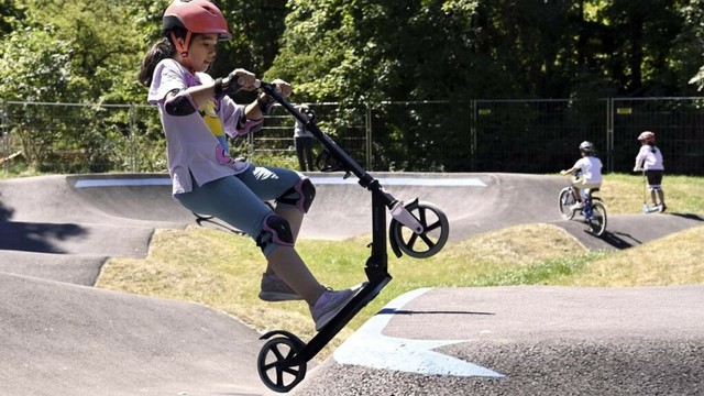 Pumptrack in Göggingen wird eröffnet