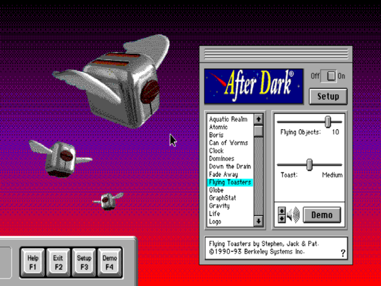 After Dark for DOS. Amazing!