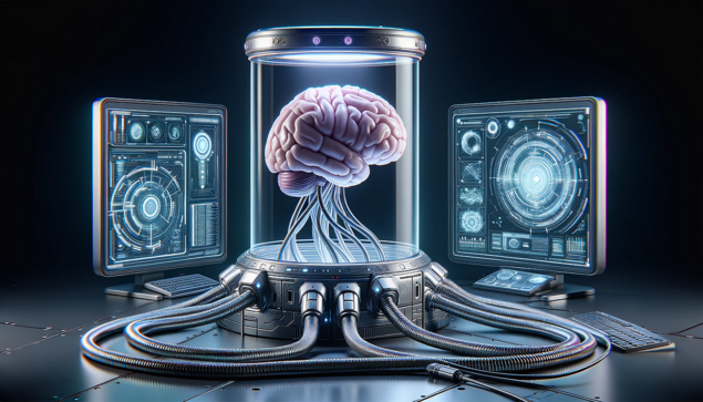 brain and computer