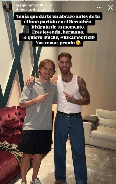 Sergio Ramos cosplaying the GOAT