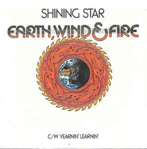The front cover of Earth Wind and Fires Shining Star single