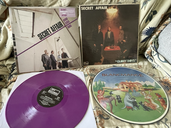 Secret Affair albums and Blancmange pic disc