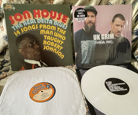 Son House album and Sleaford Mods album