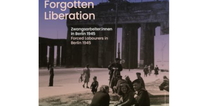 Ausstellungsflyer "Vergessene Freiheit" im Berliner  Dokumentationszentrum.