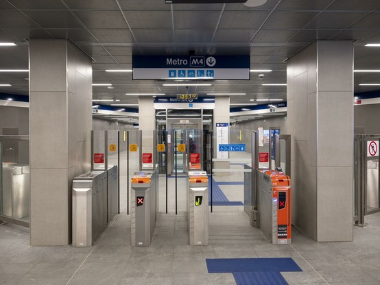 Metrostation in Mailand