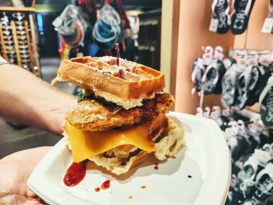Joyful Chicken and Waffles, SeaWorld Christmas
