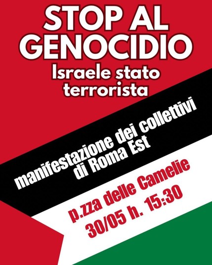 STOP AL GENOCIDIO - Israele stato terrorista