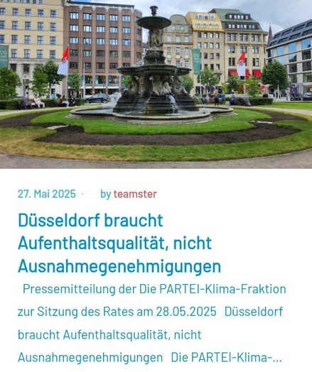 Zu sehen ist eine Nahaufnahme des Brunnens am Corneliusplatz.