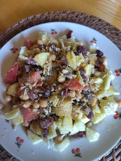 salade vegane mélangée