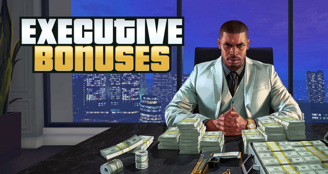 💼 Climb the corporate ladder in GTA Online! Unlock Executive Bonuses and boost your earnings today. Ready to boss up? 🚀 #GTAOnline #ExecutiveBonuses #gamingpickrealme14 

more #GTA6  news at
www.baskingamer.com
#BaskinGamer #gamer #game #gaming #GamingNews #GamingContent #GamingGuide #GTAVI #GTA #bonus