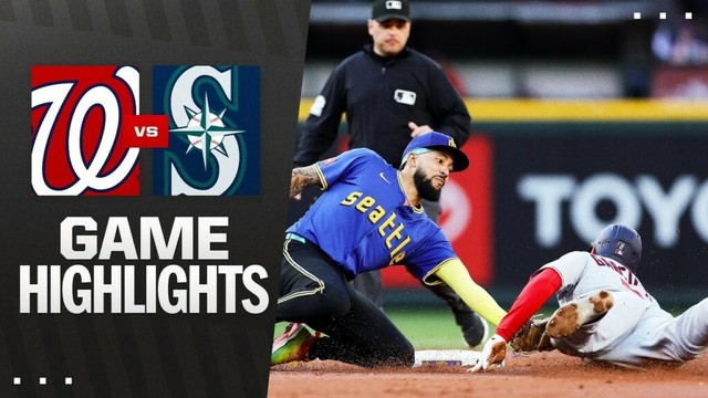 ナショナルズ対マリナーズゲームのハイライト（5/29/25）| MLBのハイライト