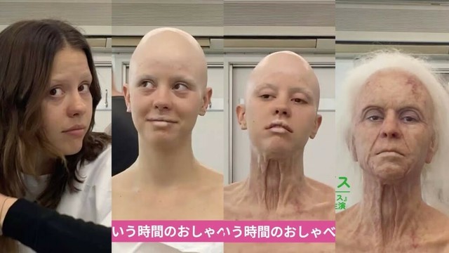 この老けメイクがスゴイ！ 8時間に及ぶ特殊メイク全部見せ／映画『MaXXXineマキシーン』メイキング映像