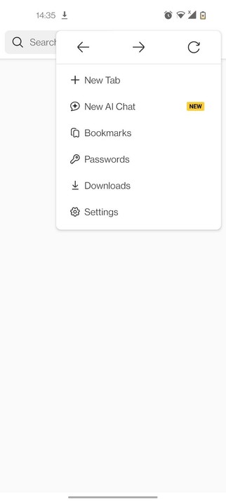 DuckDuckGo Mobile Browser advertising their new inbuilt chatbot