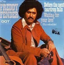 The front cover of Freddy Fenders Before the Next Teardrop Falls single