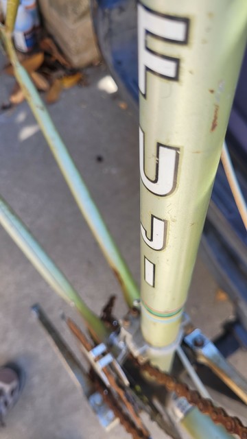 Old Fuji bike lsbel