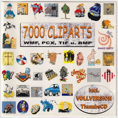 7000 Cliparts - CD-ROM für Windows 3.1