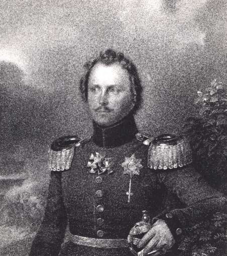 Bild: Friedrich Wilhelm Karl, Prinz von Preußen (1783-1851), vierter Sohn König Friedrich Wilhelms II. von Preußen und dessen zweiter Gemahlin Friederike Luise. – Bildquelle: Wikimedia Commons