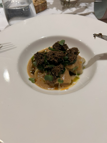 Tortellini stuffed with mushrooms