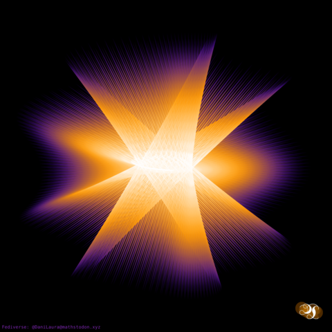 Picture resembling a mystical fire, based on same function as the previous one.