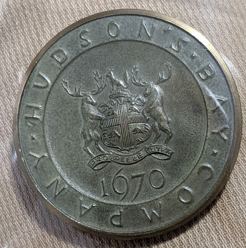 HUDSON'S / BAY / COMPANY / 1670 (The arms of the Hudson's Bay Company)