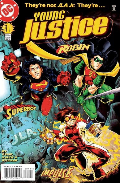 Young Justice #1 Cover Art (1998)