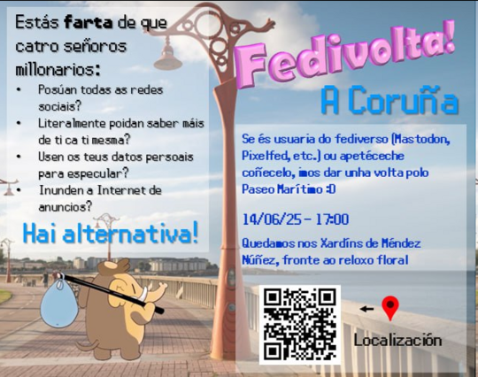 Imagen del evento. Sábado 14 a las 17:00 en los Jardines de Méndez Núñez.