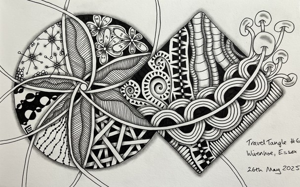 Finished page with black ink and graphite shading.