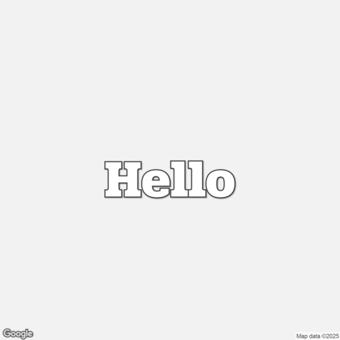 Map of Antarctica overlaid with a translation of the word "hello": Hello.