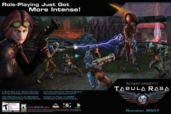 Richard Garriott's Tabula Rasa Magazine Ad (2007)