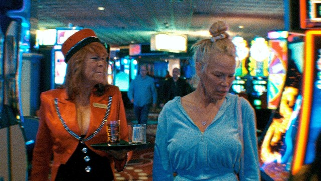 Jamie Lee Curtis turns in another stunning performance as Pamela Anderson's character's closest friend in Gia Coppola's The Last Showgirl.