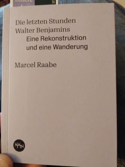 Buchcover: Die letzten Stunden Walter Benjamins. Eine Rekonstruktion und eine Wanderung. Marcel Raabe.