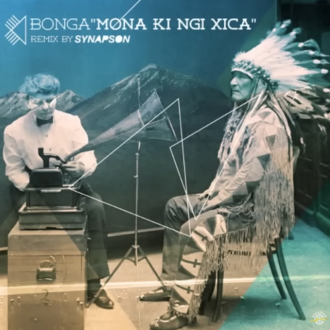 Someone recording the voice of a native american chief