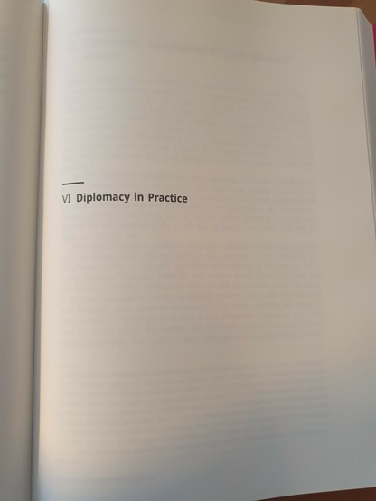 Page from the handbook:
VI Diplomacy in Practice