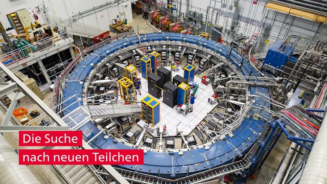 Der Ringmagnet am Fermilab, der für das «Myon g-2 Experiment» verwendet wurde.
