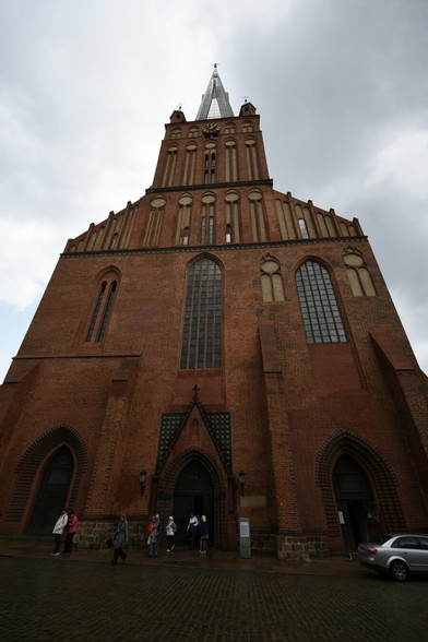 Facade of the Szczecin cathedral