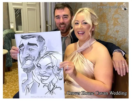 Park Hotel Dungarvan Waterford Wedding Entertainment Caricatures by Allan Cavanagh