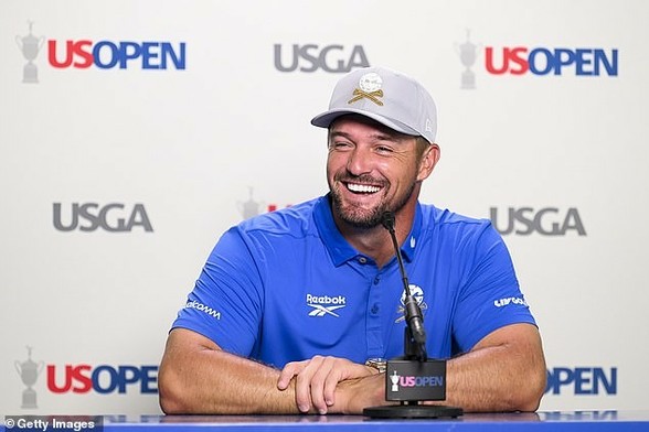 Bryson DeChambeau was all smiles as he discussed upcoming contract talks with LIV
