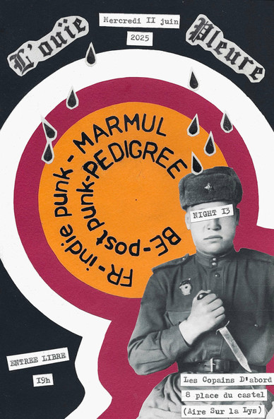 L’Ouïe Pleure Night #13 = Pedigree +  Marmūl @ Copains d’Abord Aire-sur-la-Lys 11.06.2025
