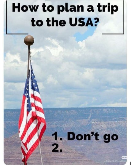How to plan a trip to the USA?

1. Don't go 
2.