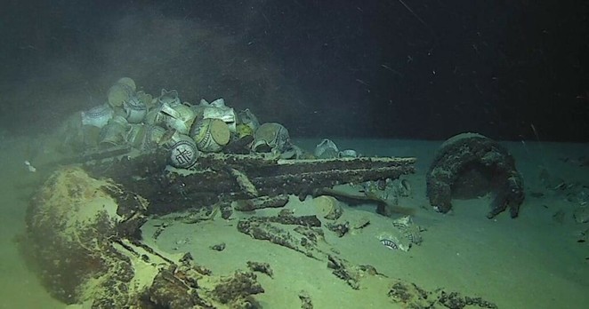 Underwater military drone accidentally stumbles upon deepest shipwreck ever found off France: "As if time froze"