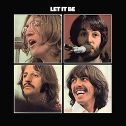 The front cover of The Beatles Let It Be album
